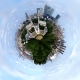 World 10-Canary Wharf from The Royal Observatory, Greenwich, London